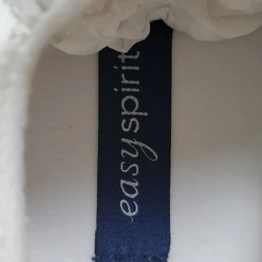 NWOT/B Easy Spirit 10D White AP1 Lace Up Walking Sneaker Shoe Textile - Picture 13 of 15